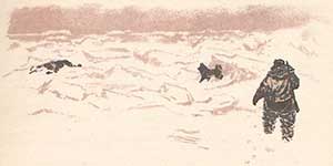 человек с собакой нашли товарища в сугробе