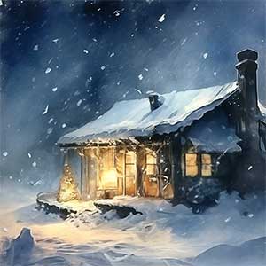 Снегопад - Паустовский, картинка
