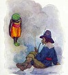 Синий огонёк - Гримм, картинка