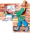 Как мужик гусей делил (Сказка Толстого Л.Н.), картинка