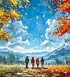 Четыре художника - Скребицкий