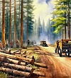 Скрипучие половицы - Паустовский, картинка