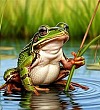 Хвастливая лягушка - Якутские сказки