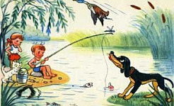 Как я ловил рыбу (Сказка Сутеева В.Г.), картинка