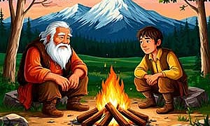Заблудившиеся парни - Якутские сказки