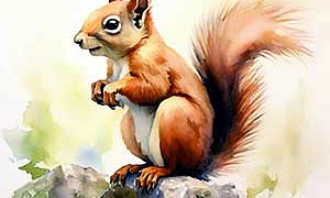 Умная белка - Зощенко