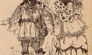 Шесть лебедей - Гримм, рис