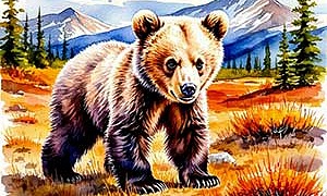 Непослушный медвежонок - Якутские сказки