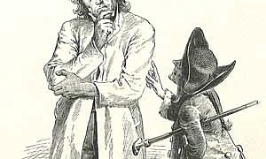 Вор и его учитель - Гримм, картинка