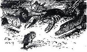 Карась-идеалист - Салтыков-Щедрин М.Е., картинка