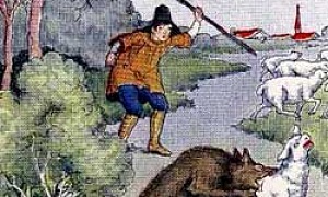 Лгун - басня Льва Толстого