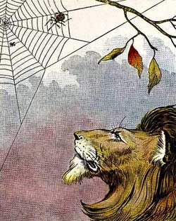 Комар и лев (Сказка Толстого Л.Н.), картинка
