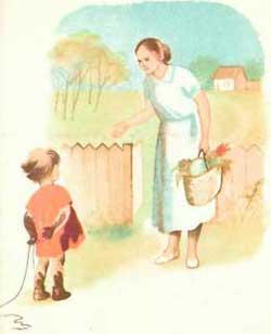 Мама строго разговаривает с дочкой