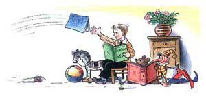 К мальчику возвращаются учебники