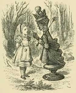 Алиса в зазеркалье - Льюис Кэрролл, рис.10