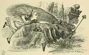 Алиса в зазеркалье - Льюис Кэрролл, рис.12