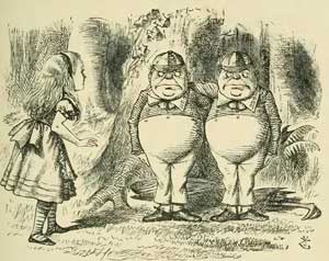 Алиса в зазеркалье - Льюис Кэрролл, рис.18