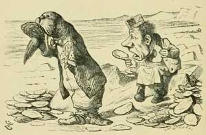 Алиса в зазеркалье - Льюис Кэрролл, рис.21