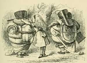 Алиса в зазеркалье - Льюис Кэрролл, рис.24