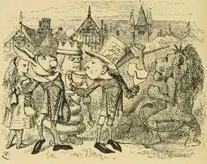 Алиса в зазеркалье - Льюис Кэрролл, рис.34