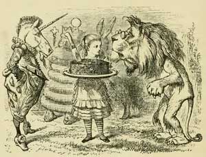 Алиса в зазеркалье - Льюис Кэрролл, рис.35