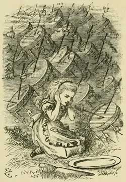 Алиса в зазеркалье - Льюис Кэрролл, рис.36