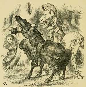 Алиса в зазеркалье - Льюис Кэрролл, рис.37