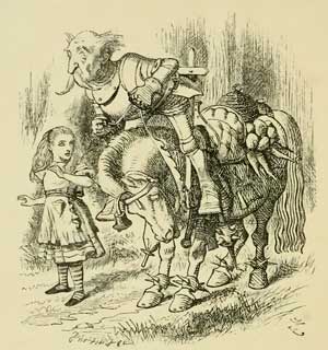 Алиса в зазеркалье - Льюис Кэрролл, рис.39