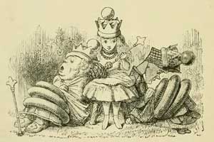 Алиса в зазеркалье - Льюис Кэрролл, рис.44