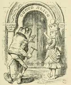 Алиса в зазеркалье - Льюис Кэрролл, рис.45