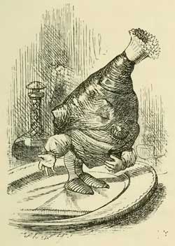 Алиса в зазеркалье - Льюис Кэрролл, рис.46