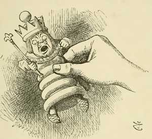 Алиса в зазеркалье - Льюис Кэрролл, рис.6