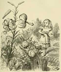 Алиса в зазеркалье - Льюис Кэрролл, рис.9