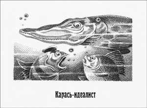 Карась-идеалист (Сказка Салтыкова-Щедрина), картинка