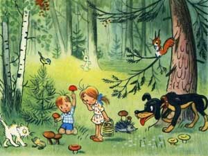Мы в лесу (Сказка Сутеева В.Г.), картинка