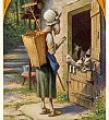 Волк и семь козлят - Гримм, картинка