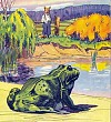 Братец Лис и лягушки, картинка