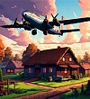 На даче, картинка