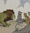 Лев на ловле - Басня Крылова И.А.