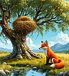 Обманщица лиса и птица Текэй, снесшая четыре яйца - Якутские сказки