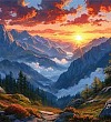 Летний вечер (Стих Жуковского В.А.), картинка