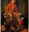 Бедный работник с мельницы и кошечка Бедный работник с мельницы и кошечка - Гримм, картинка