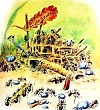 Муравей и стрекоза (Сказка Бианки В.В.), картинка