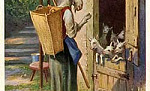 Волк и семь козлят (Сказка братьев Гримм), рисунок