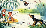 Как я ловил рыбу (Сказка Сутеева В.Г.), картинка