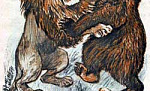 Лев, медведь и лисица (Сказка Толстого Л.Н.), картинка