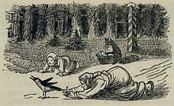 Лиса и дрозд - Толстой А.Н., картинка