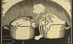 Притча о Молочке, овсяной Кашке и сером котишке Мурке (Сказка Мамина-Сибиряка), картинка