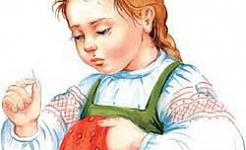 Как тётушка рассказывала о том, как она выучилась шить (Сказка Толстого Л.Н.), картинка