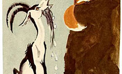 Лисица и козёл (Басня Толстого Л. Н.), картинка